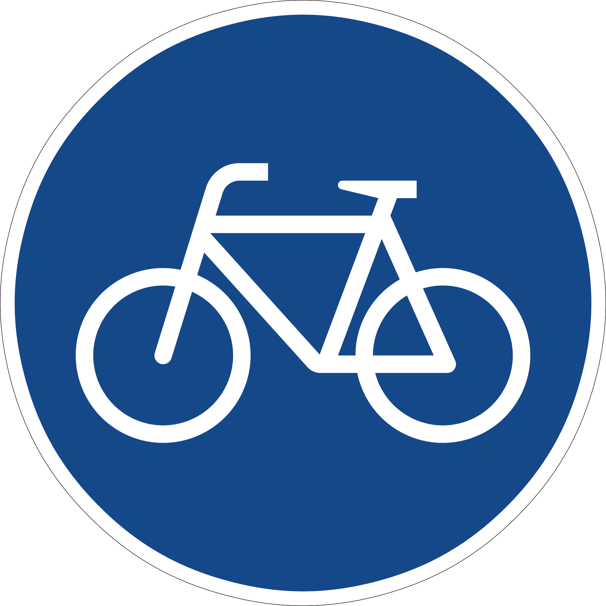 Radwegschild-Logo